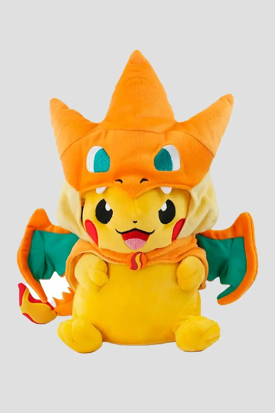 Pikachu Charizard de peluche: 🌟 La Fusión de dos Leyendas🔥