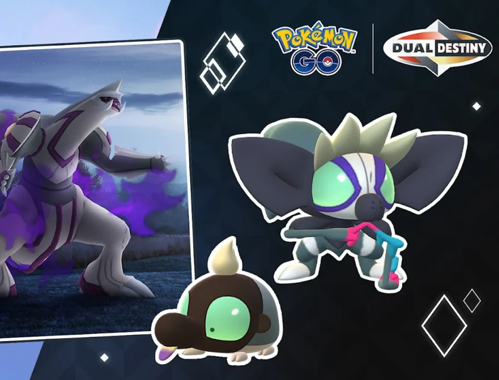shadow-palkia-giovanni-shroodle-grafaiai-pokemon-go-semana-de-la-moda Shadow Palkia, Giovanni y los nuevos Pokémon Shroodle y Grafaiai debutan en Pokémon GO durante la Semana de la Moda.